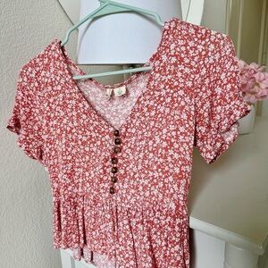 Nordstrom Floral Blouse